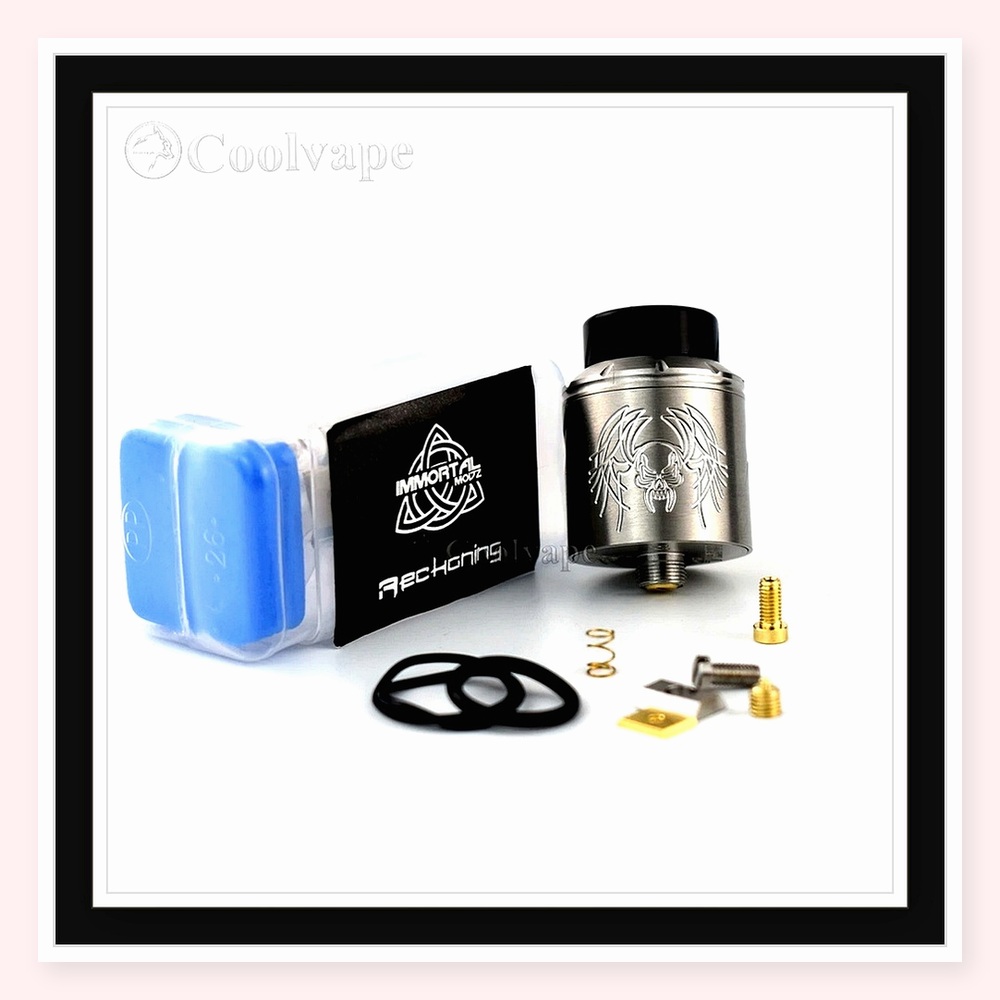 Wolfcoolvape Reckoning RDA 25m - đánh giá và giá Vape Coil Replacement