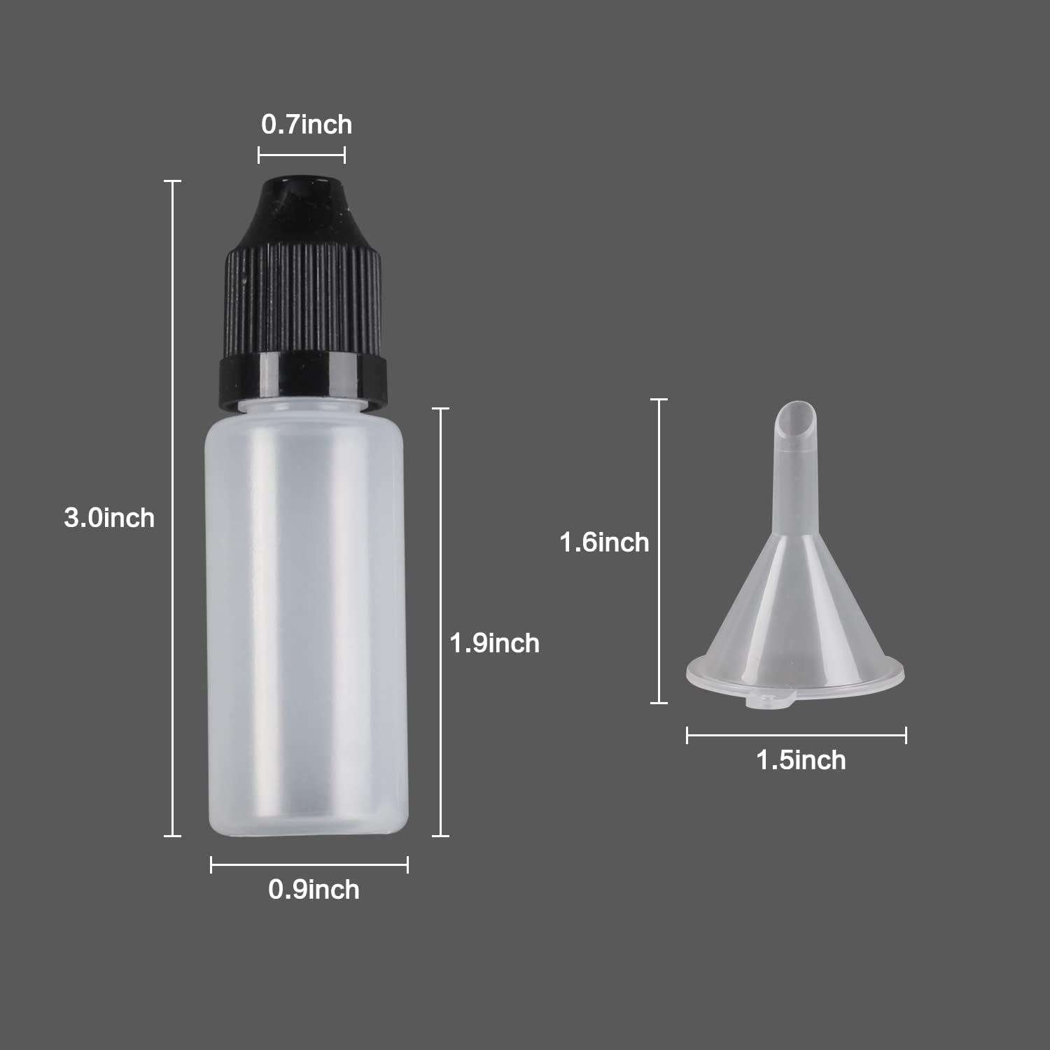 10Pcs  LDPE 15ml Thin Tip Drop - đánh giá và giá Juice Bottle Dropper